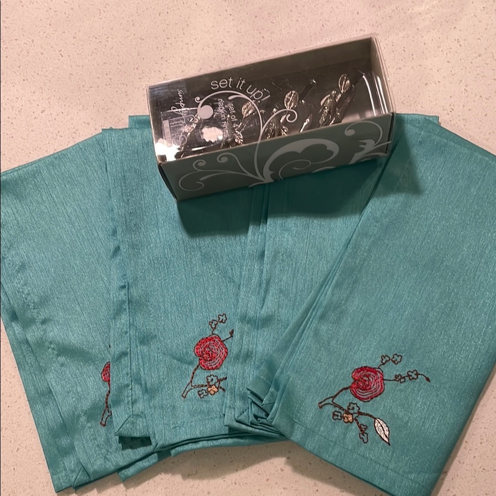 Chirp by Lenox Napkins and Napkin Rings